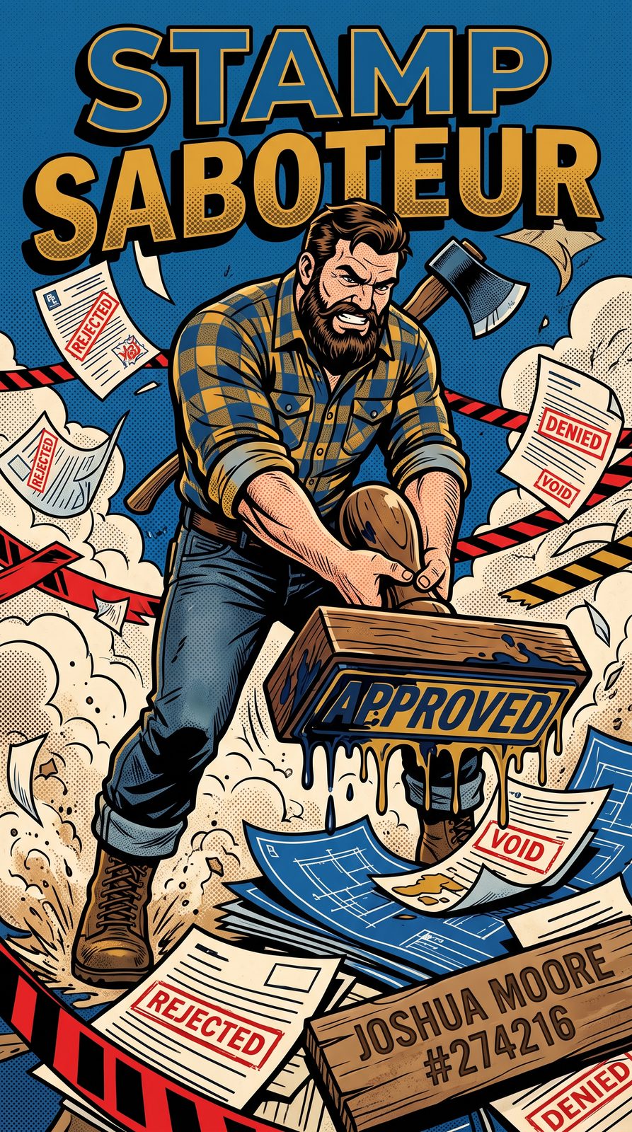 Stamp Saboteur artwork