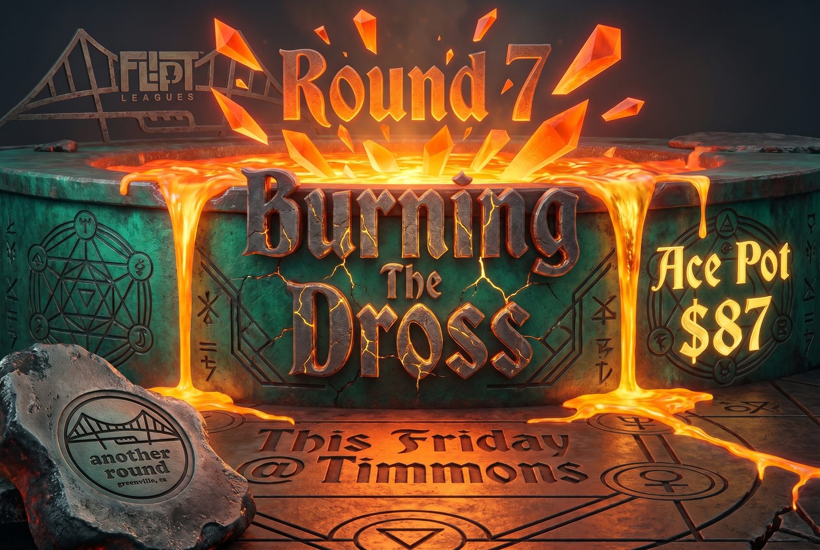 Burning The Dross event art