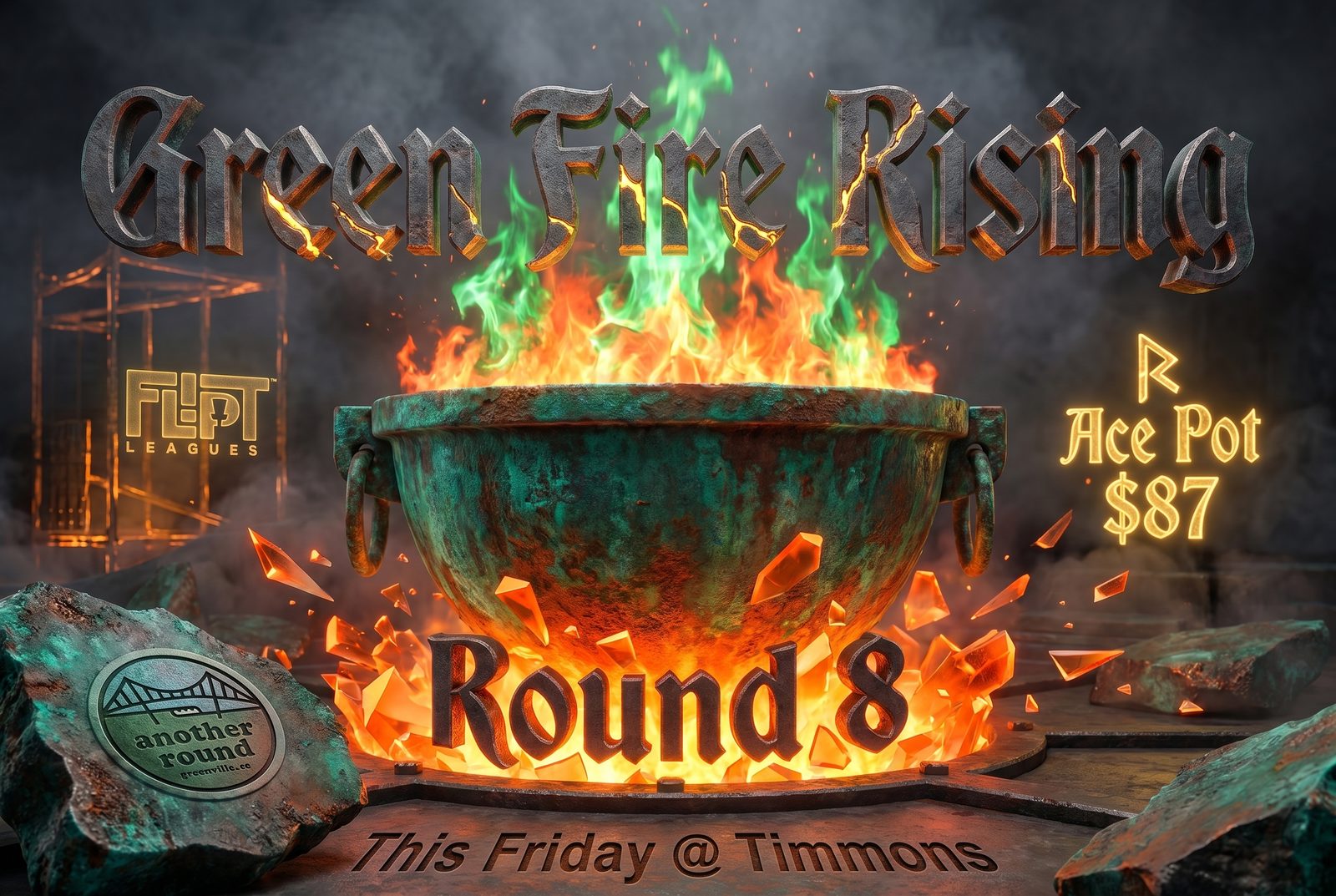 Green Fire Rising event art