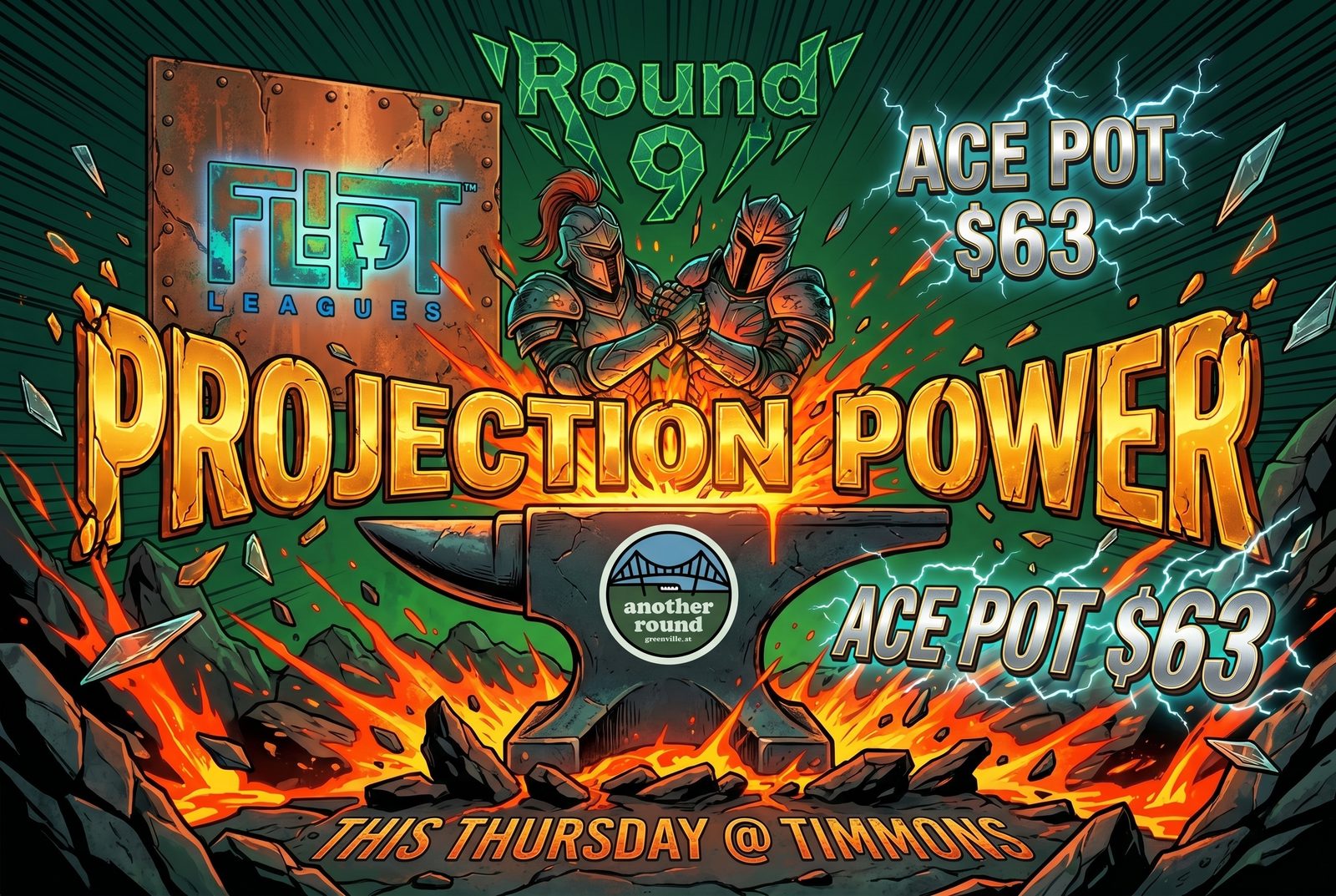 Projection Power event art