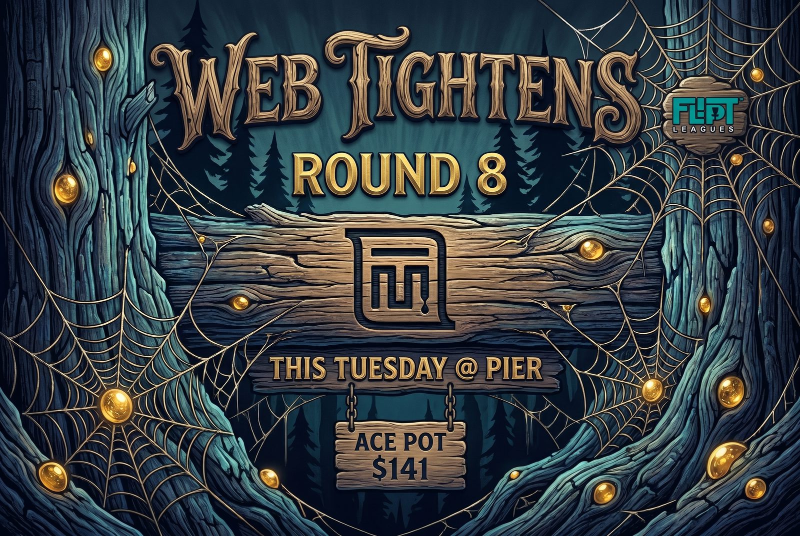 Web Tightens event art