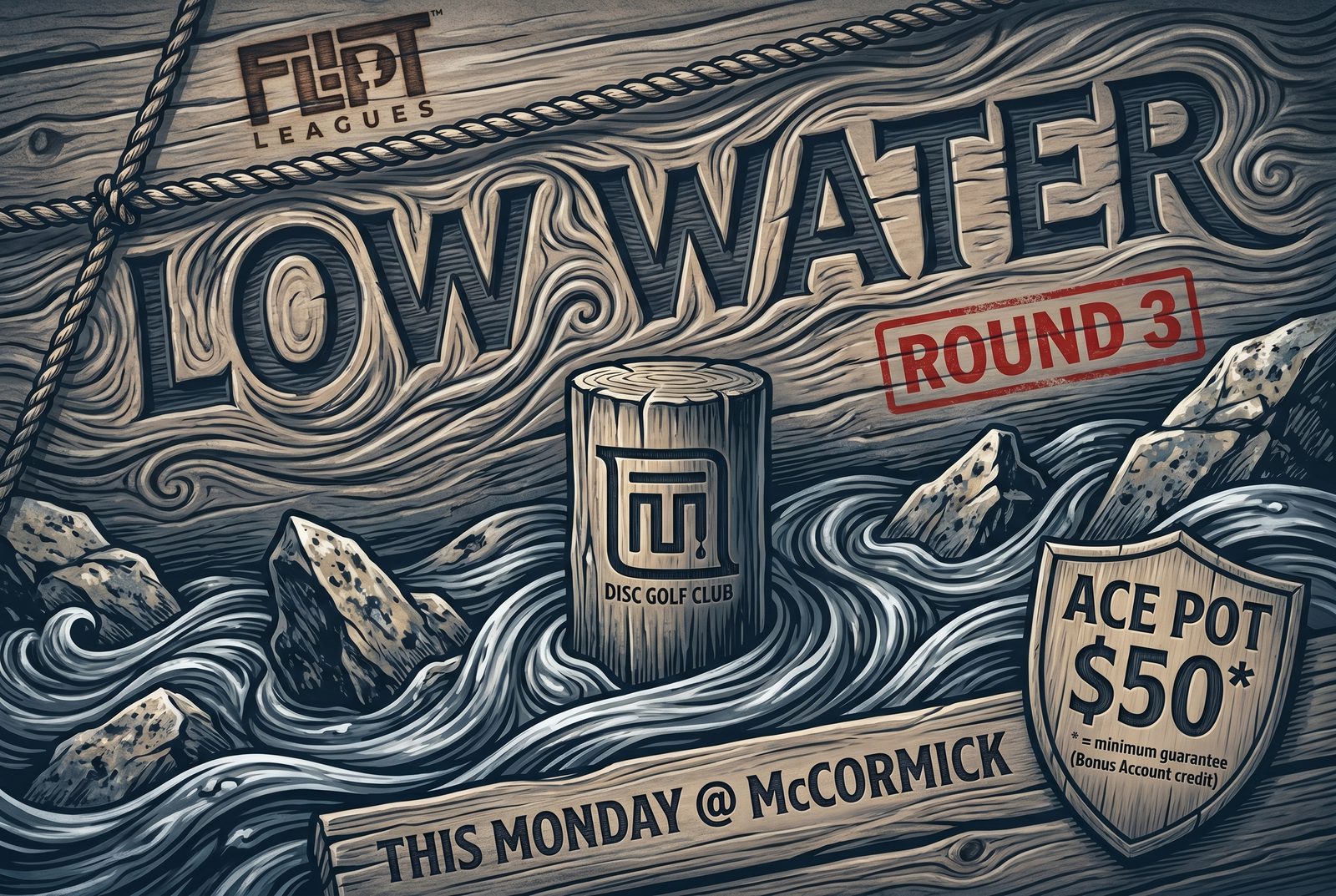 Low Water event art