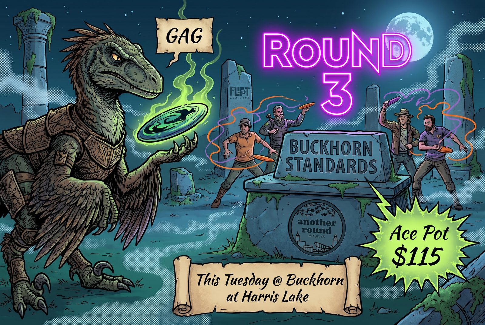 Buckhorn Standards event art