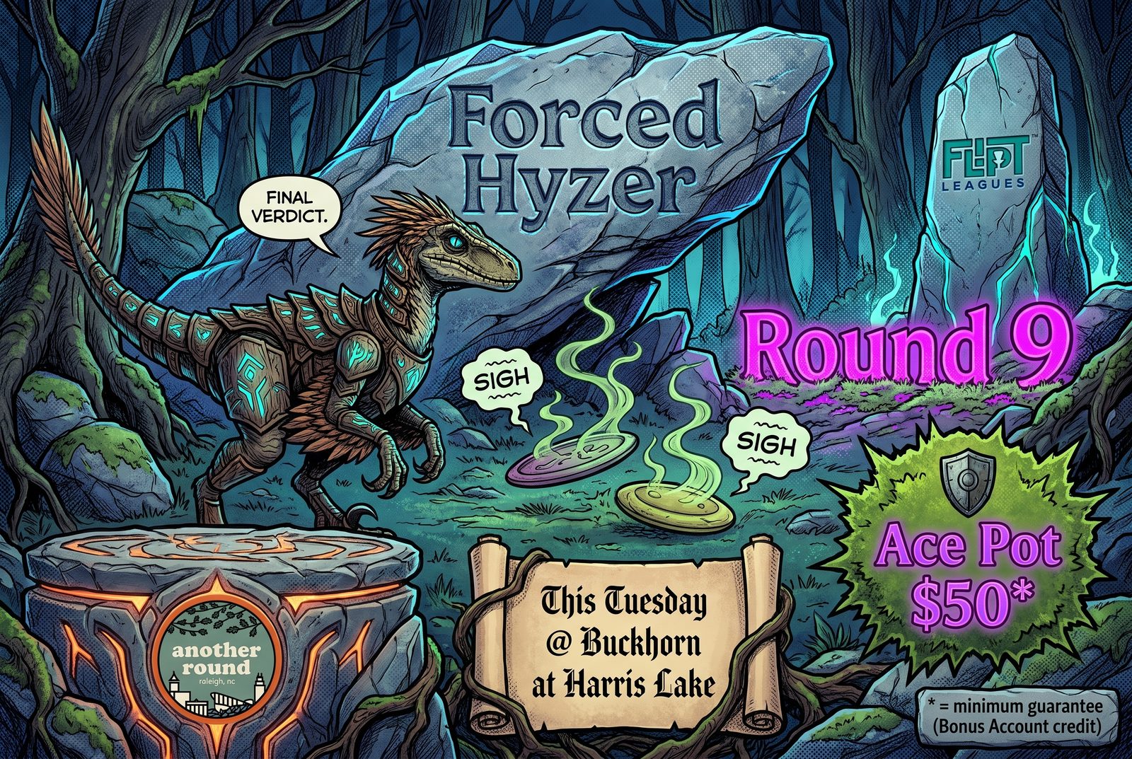 Forced Hyzer event art