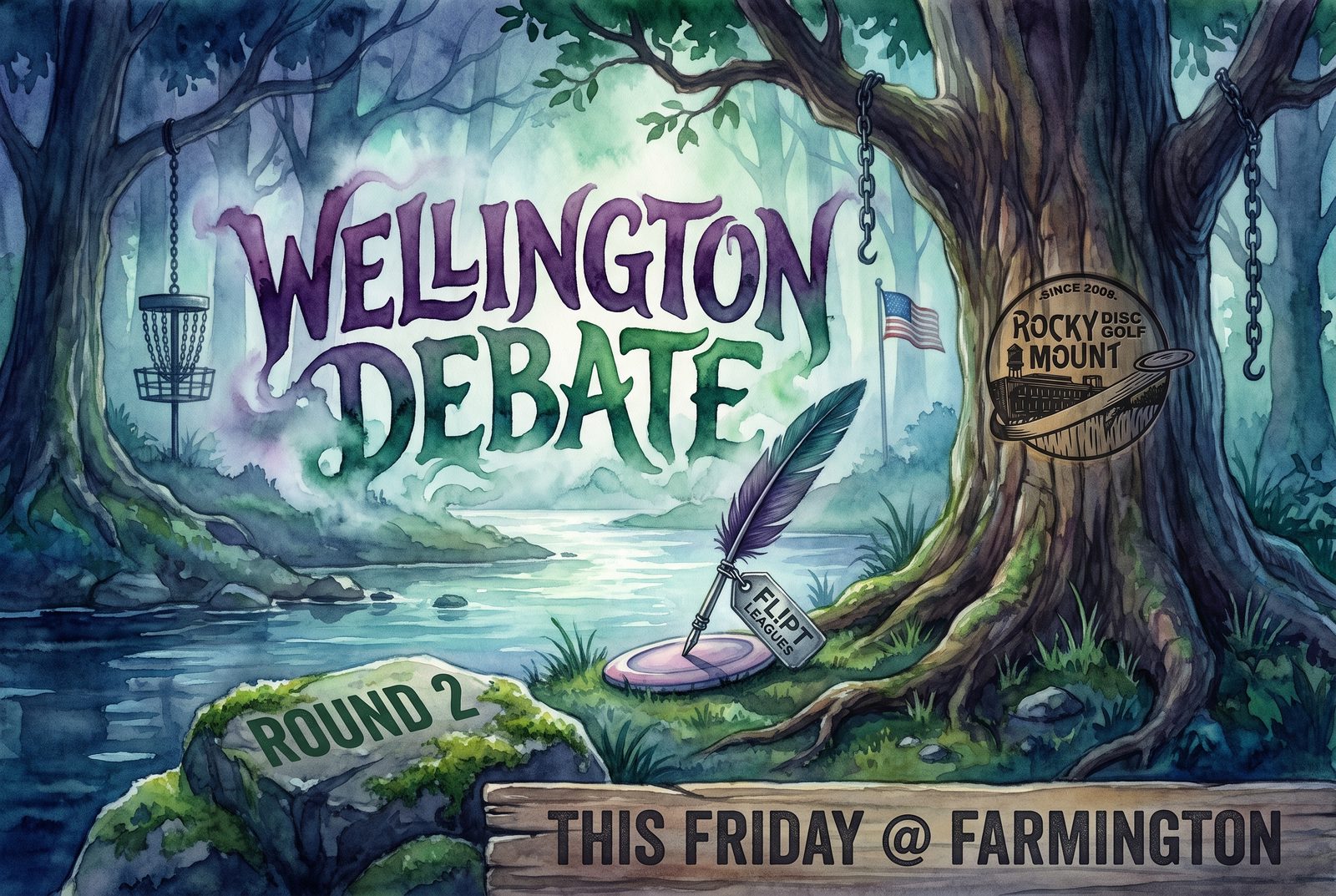 Wellington Debate event art