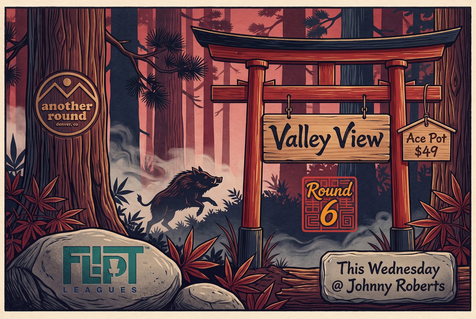 Valley View event art