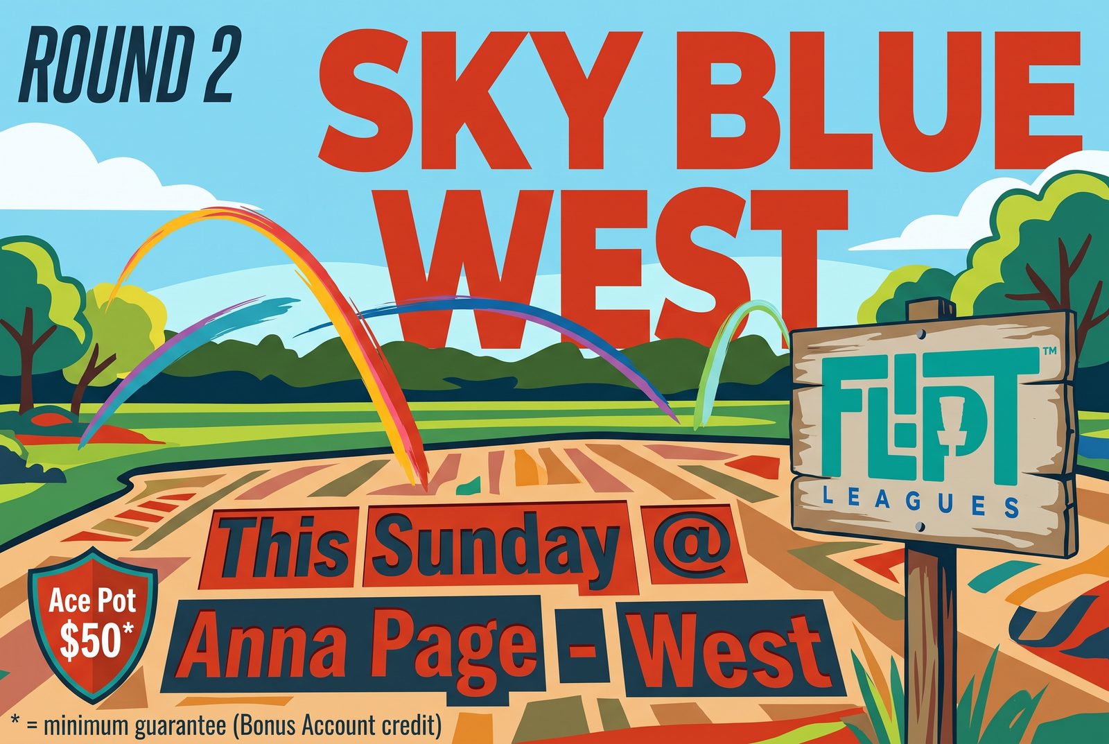 Sky Blue West event art
