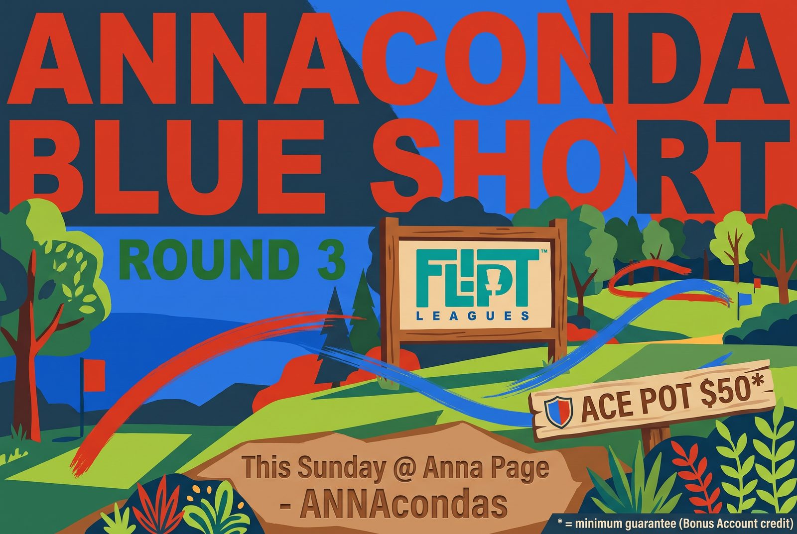 Annaconda Blue Short event art