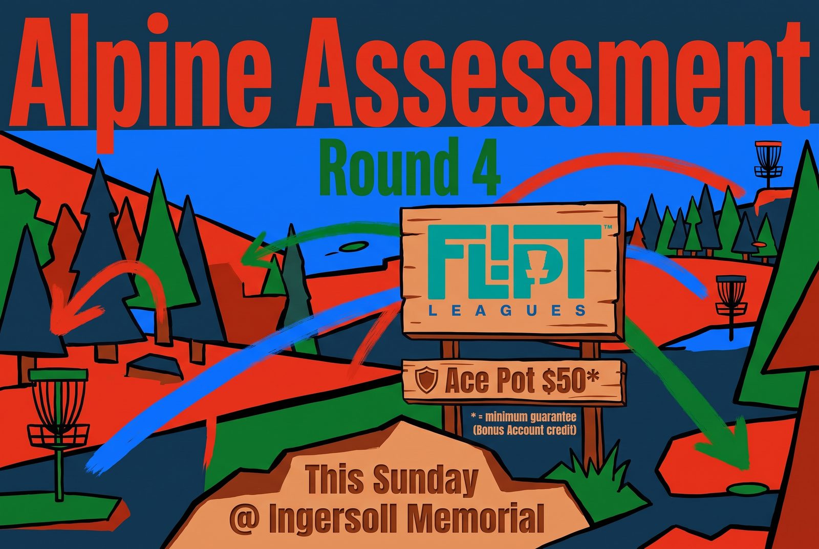 Alpine Assessment event art