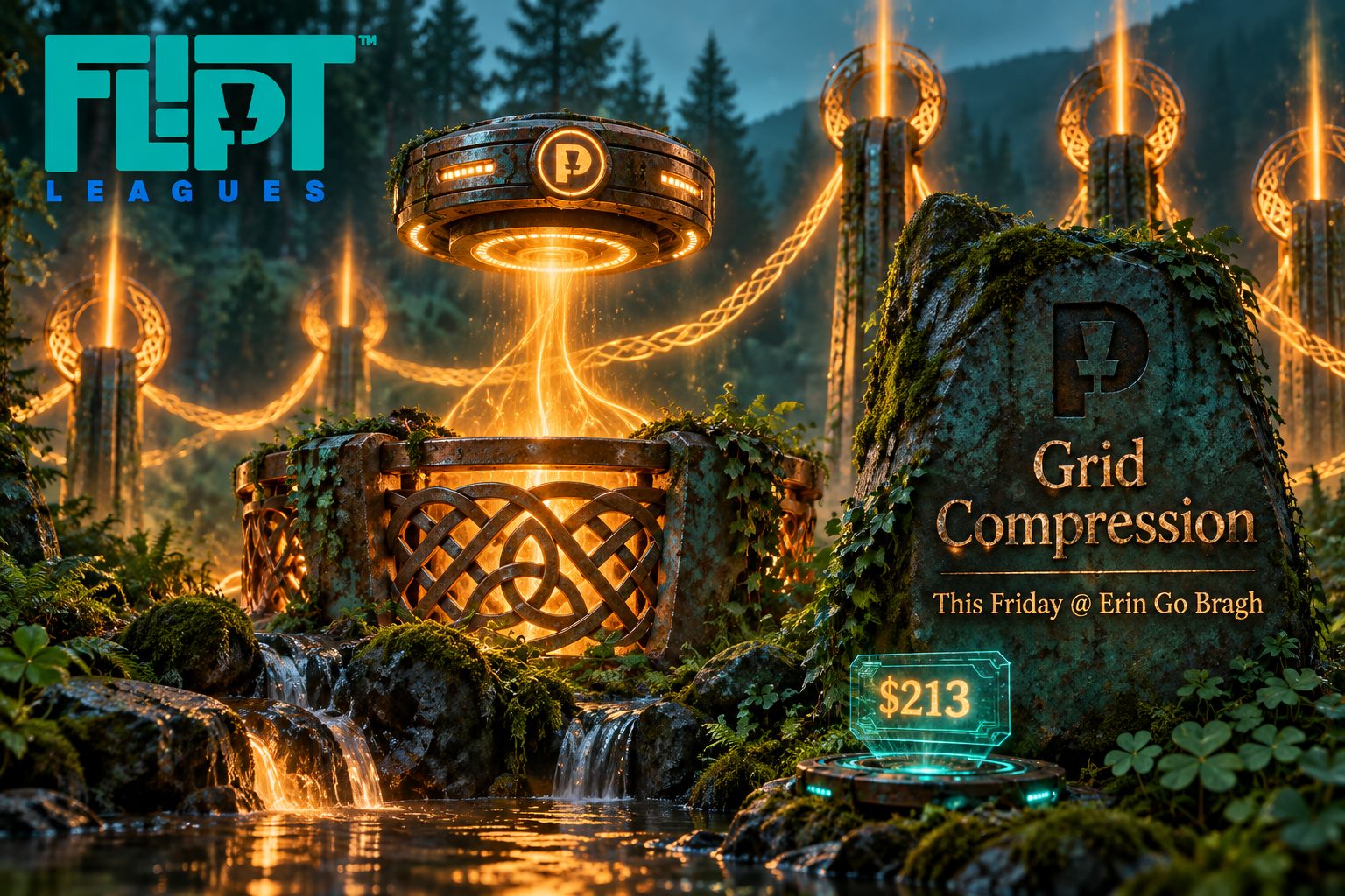 Grid Compression event art