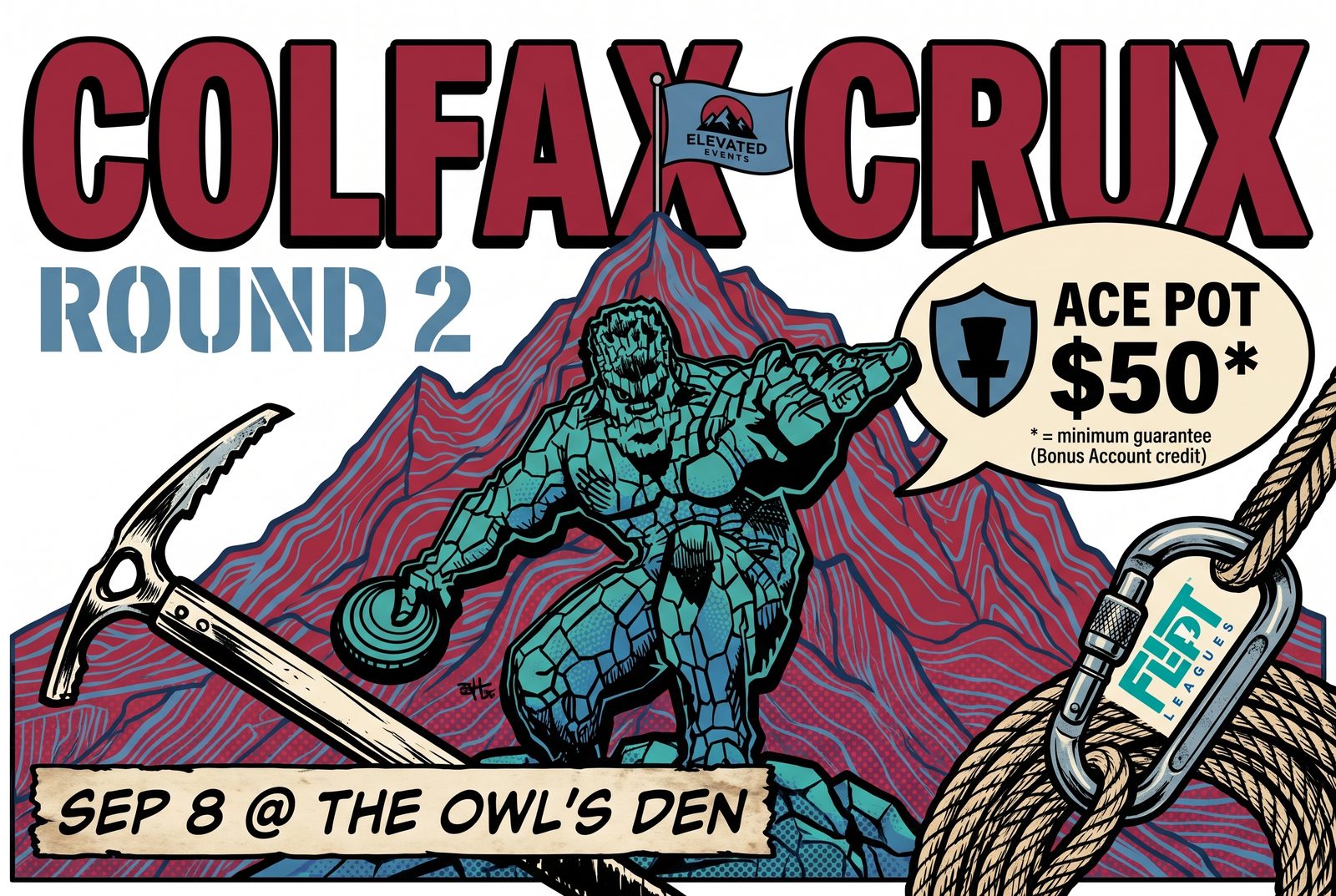Colfax Crux event art