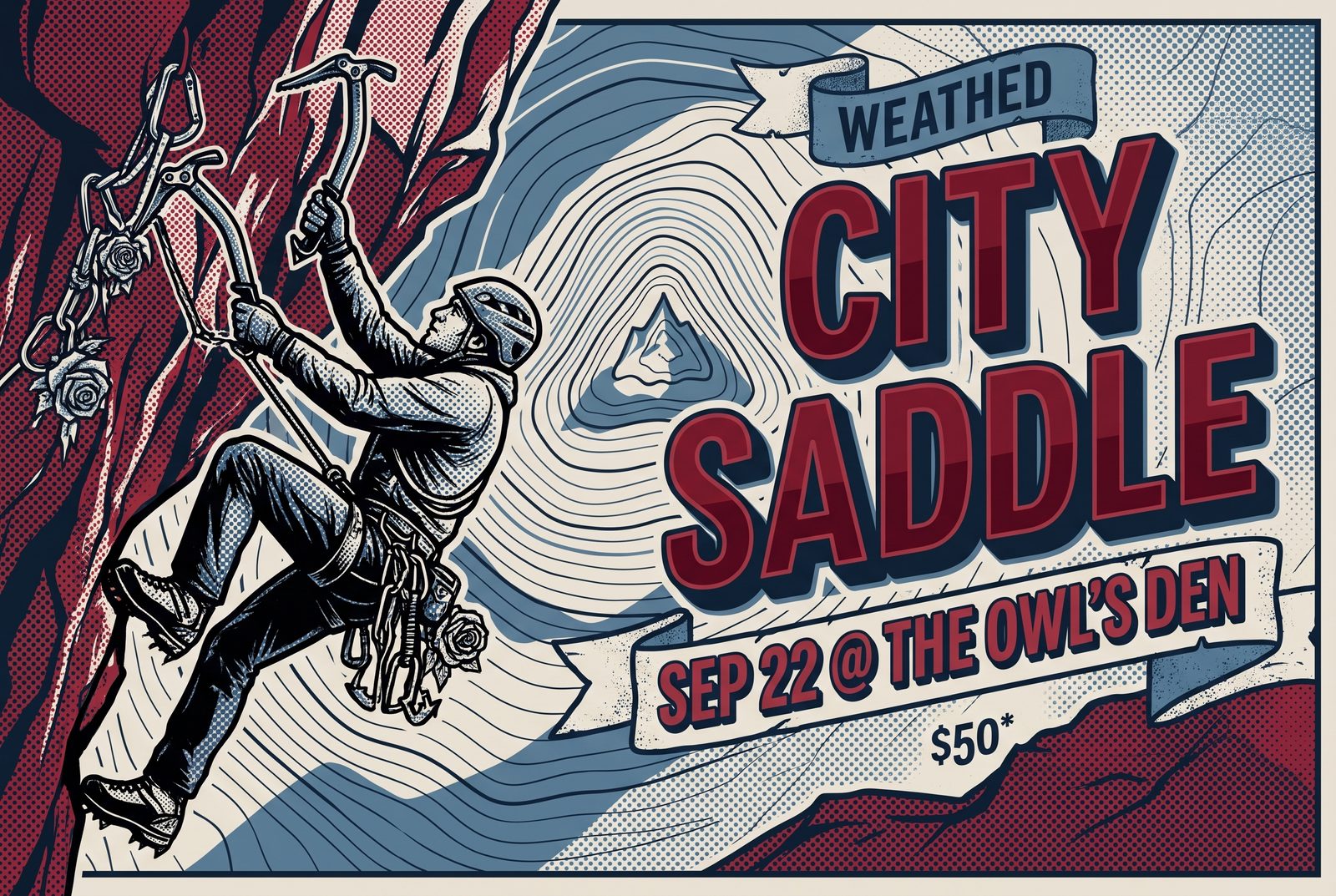 City Saddle event art