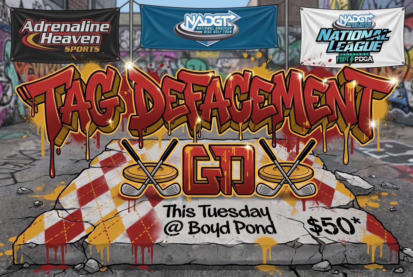 Tag Defacement event art