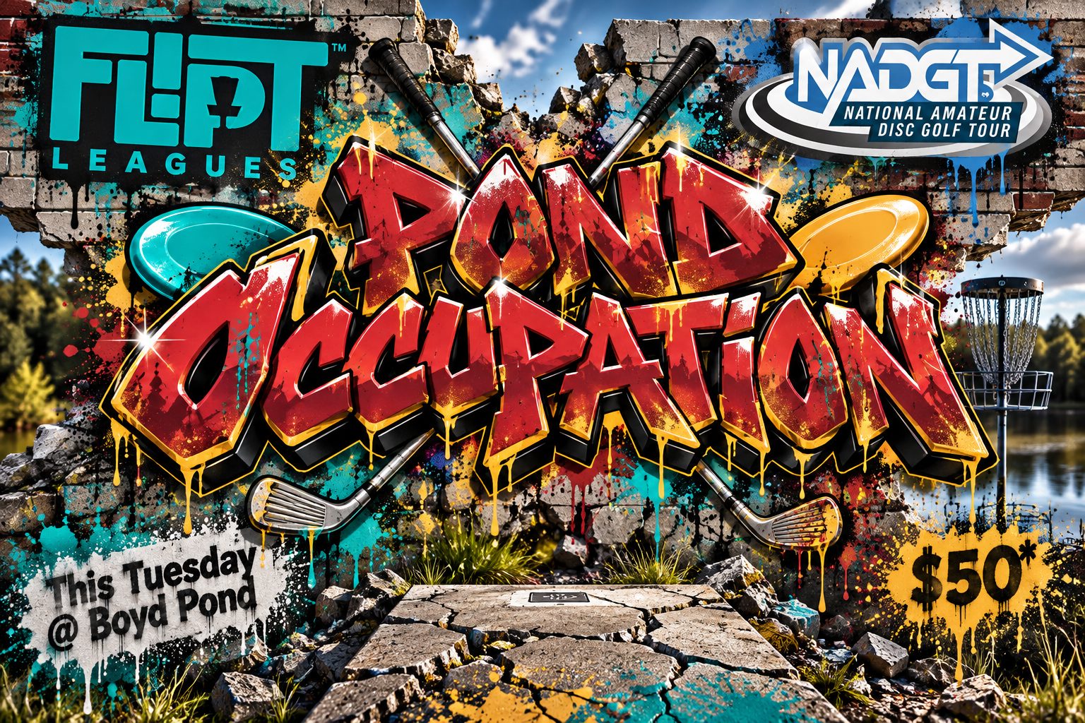 Pond Occupation event art