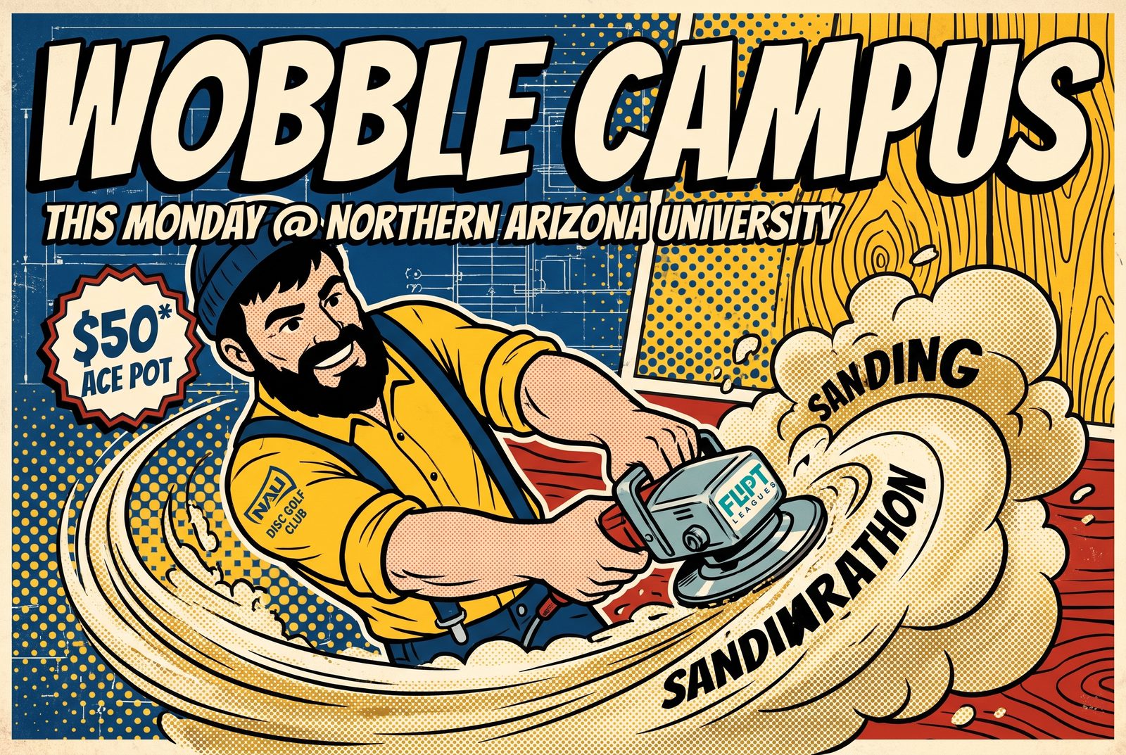 Wobble Campus event art