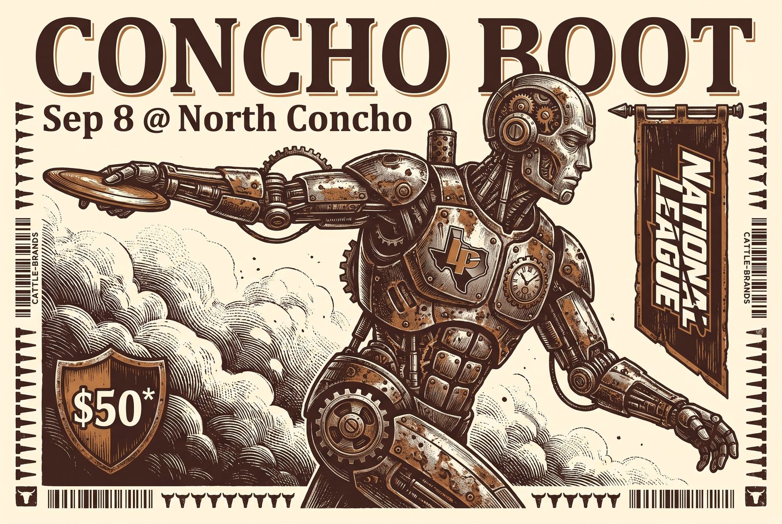 Concho Boot event art