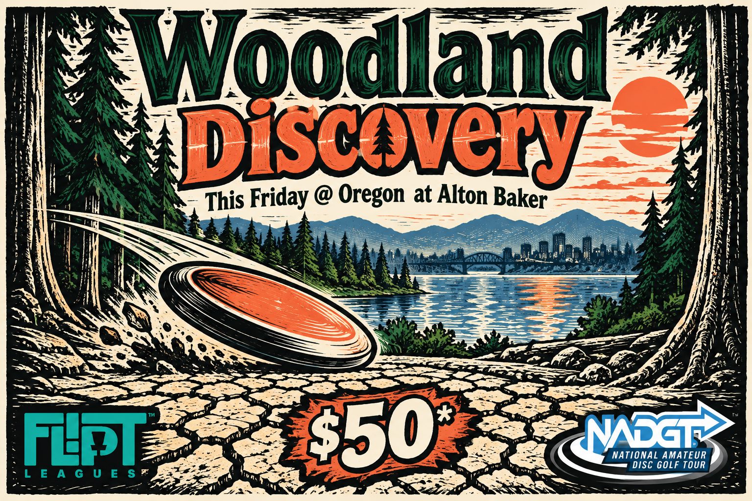 Woodland Discovery event art