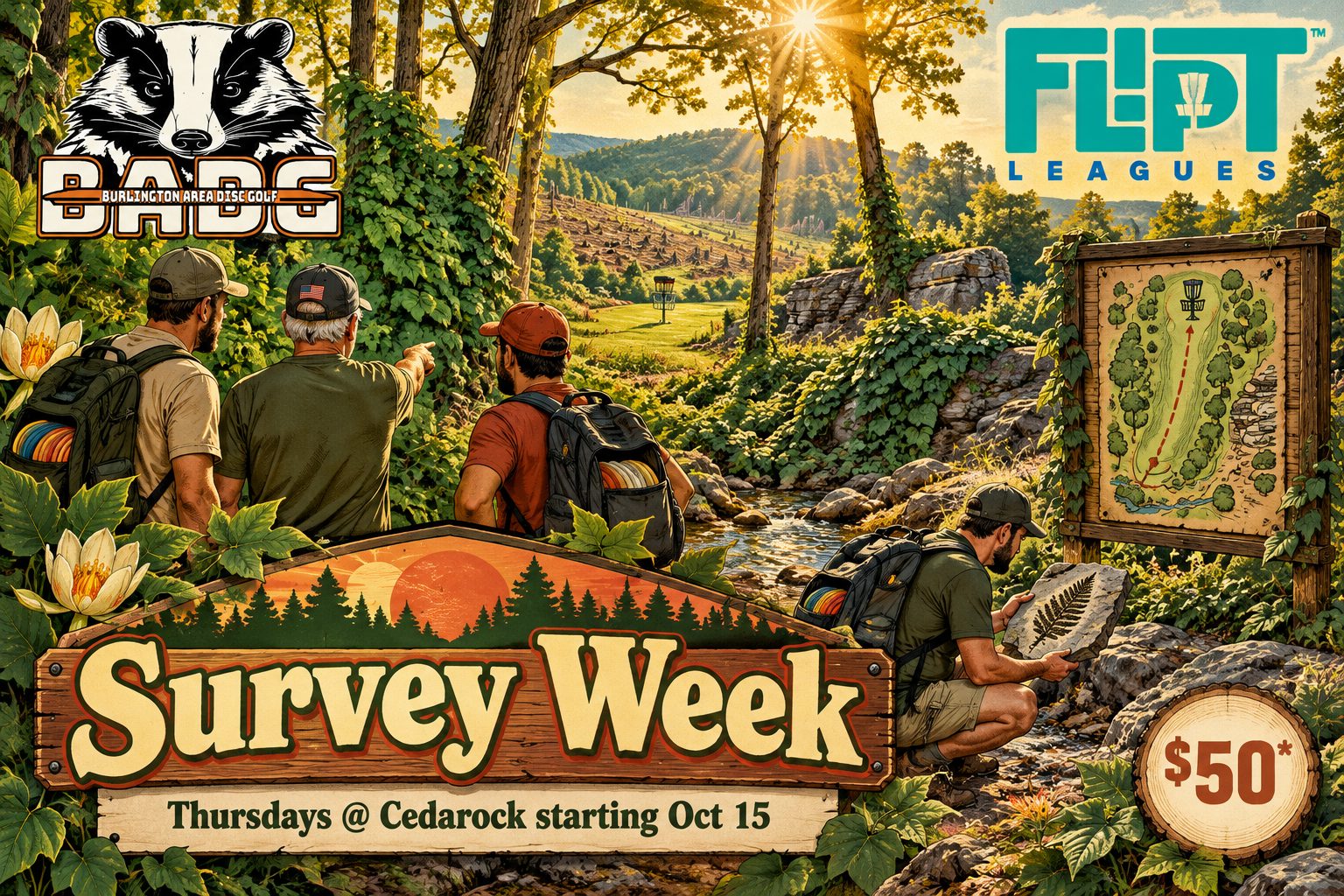 Survey Week event art