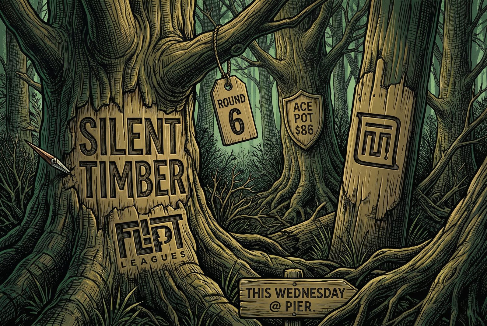 Silent Timber event art