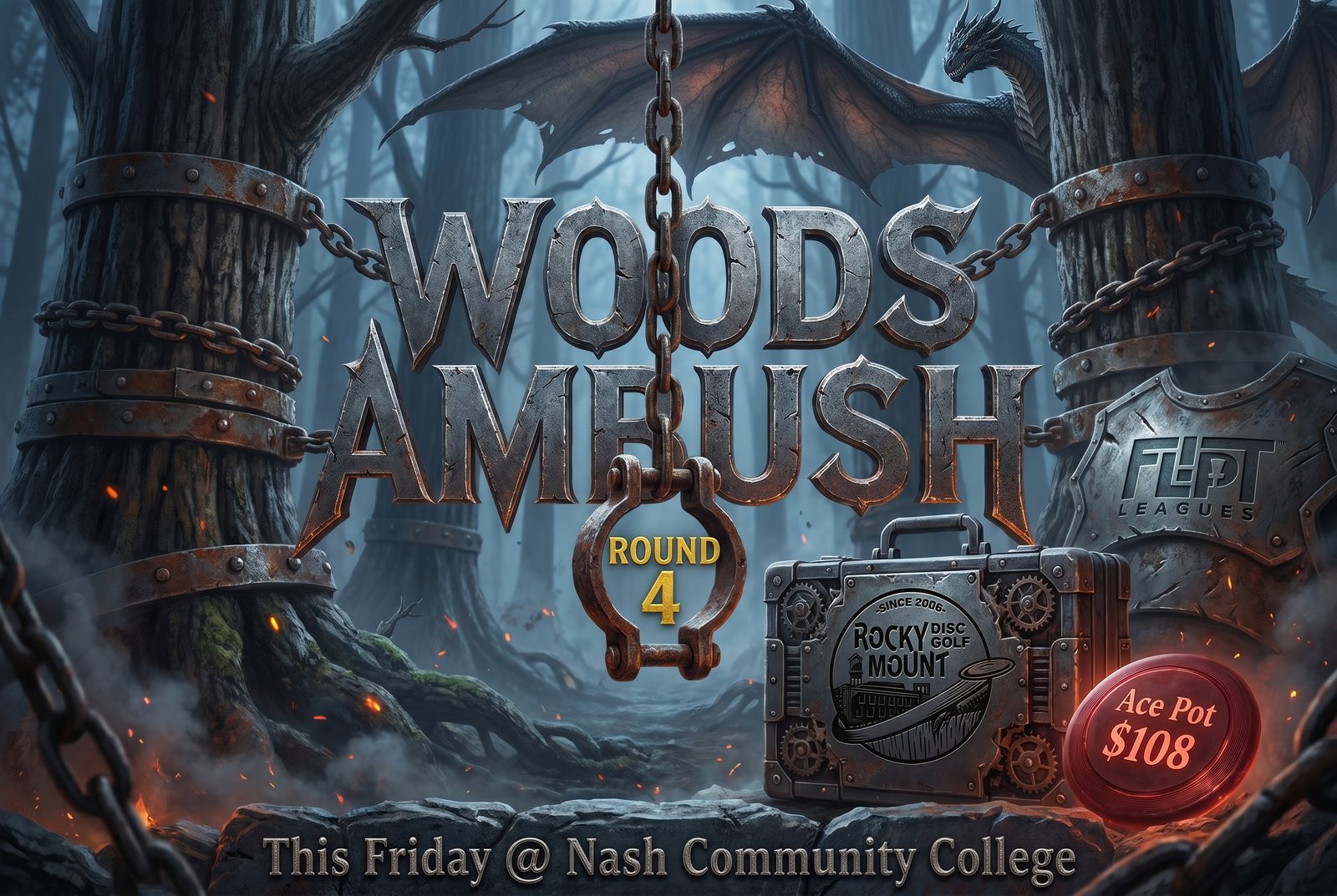 Woods Ambush event art
