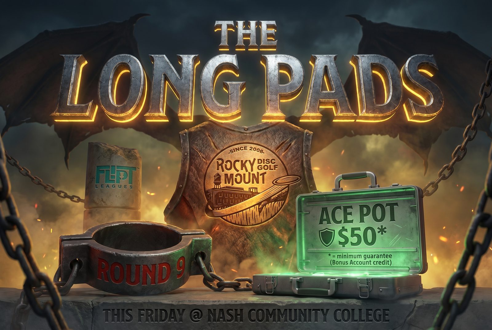 The Long Pads event art