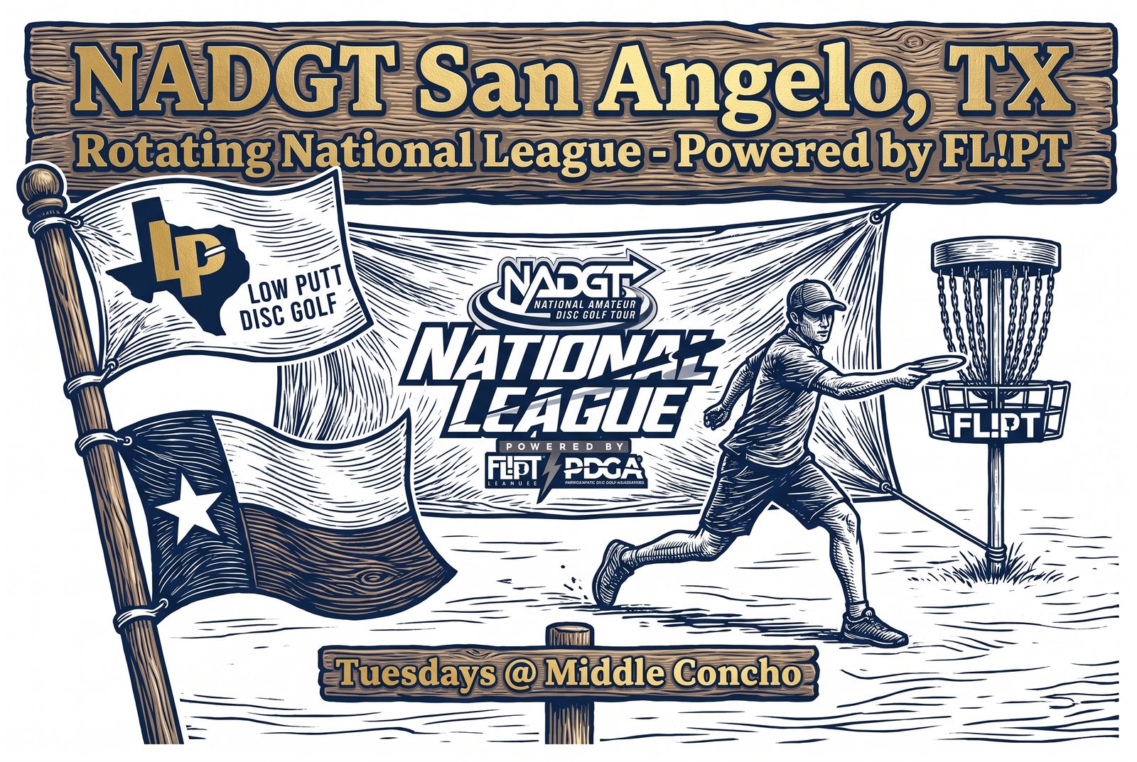 NADGT San Angelo, TX Rotating National League - Powered by FL!PT