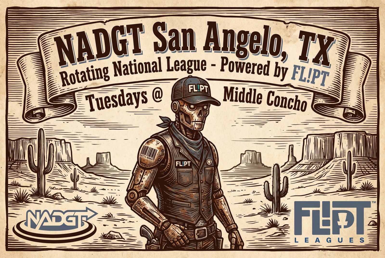 NADGT San Angelo, TX Rotating National League - Powered by FL!PT