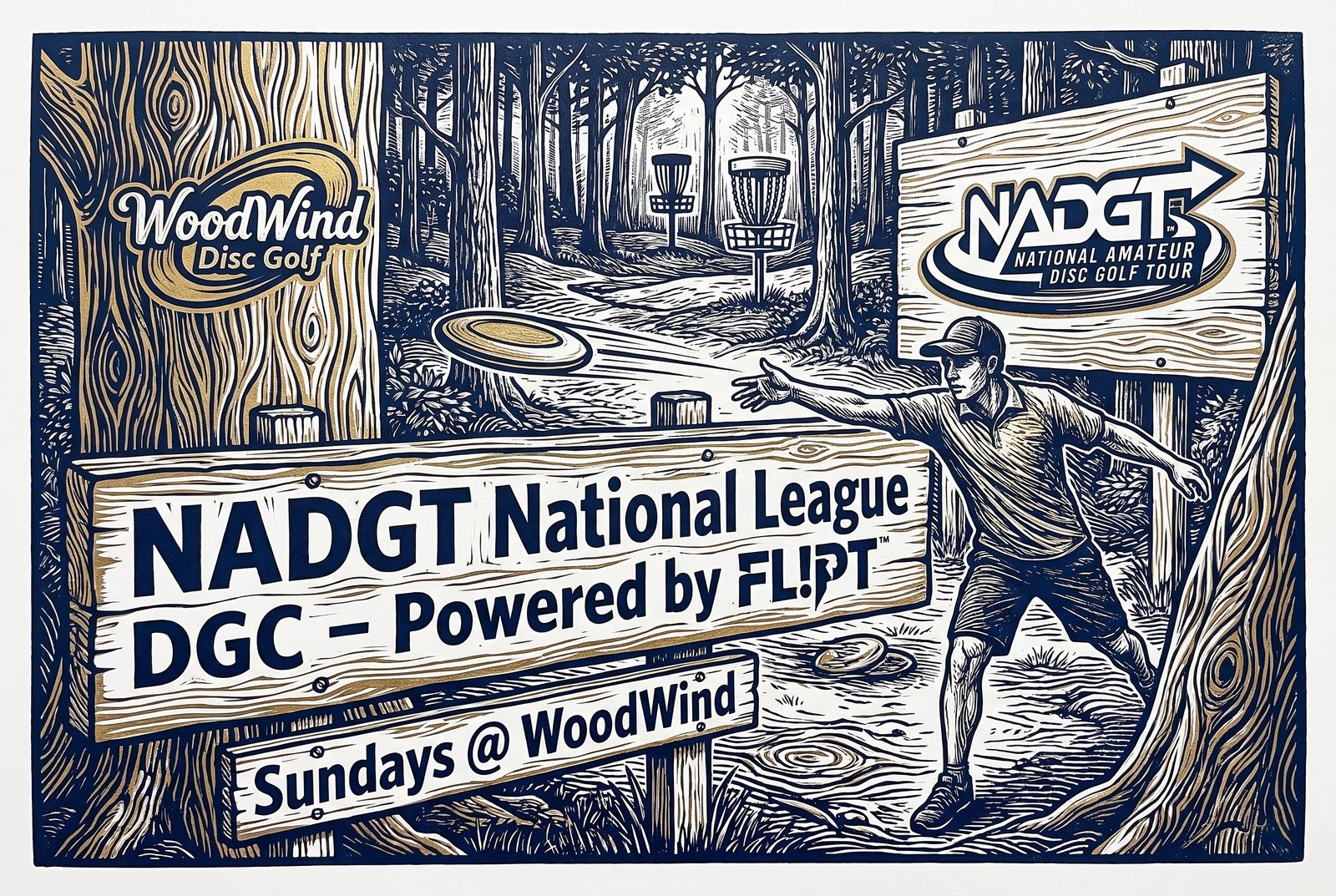 NADGT National League @ WoodWind DGC - Powered by FL!PT
