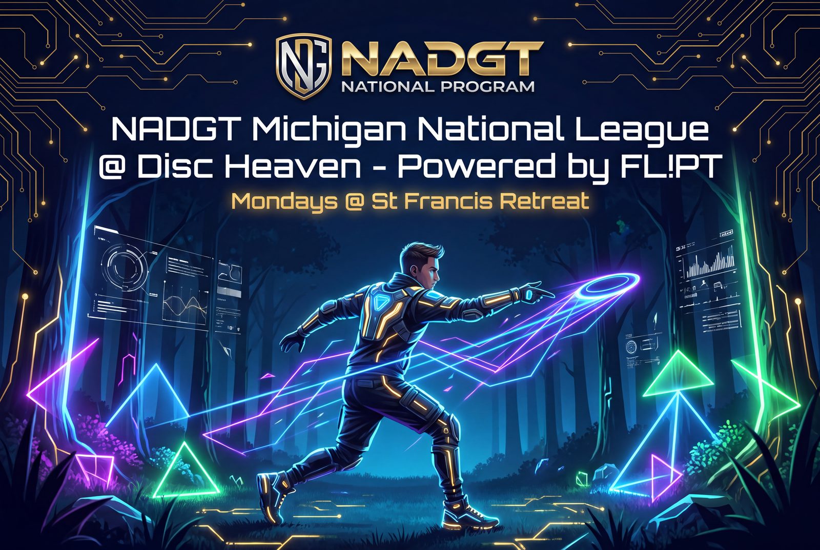 NADGT Michigan National League @ Disc Heaven - Powered by FL!PT cover art