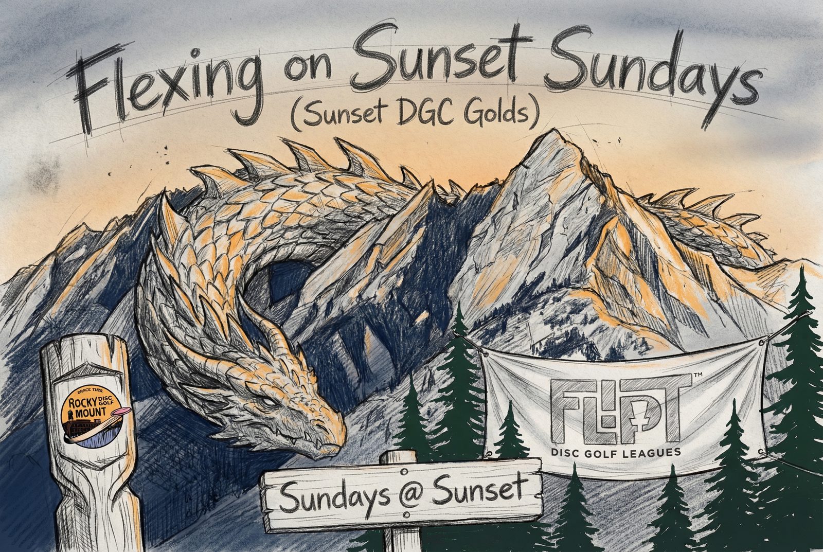 Flexing on Sunset Sundays (Sunset DGC Golds)
