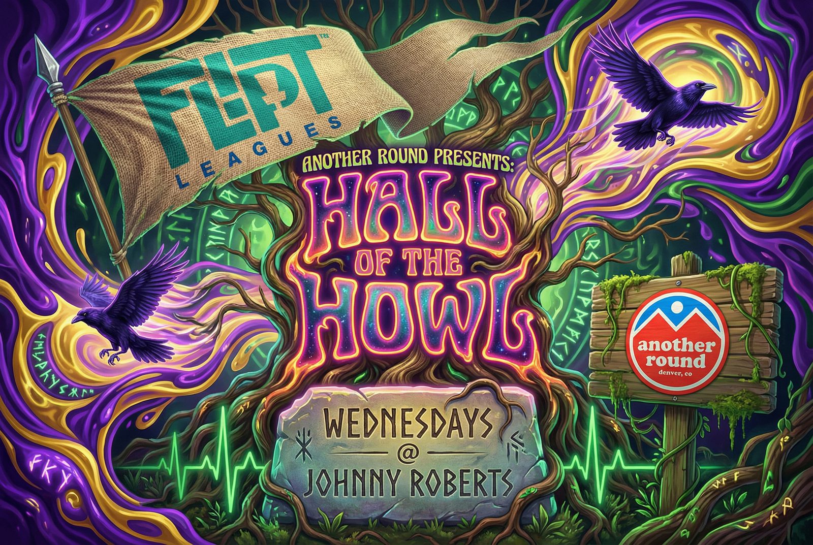 Another Round Presents: Hall of the Howl @ Johnny Roberts