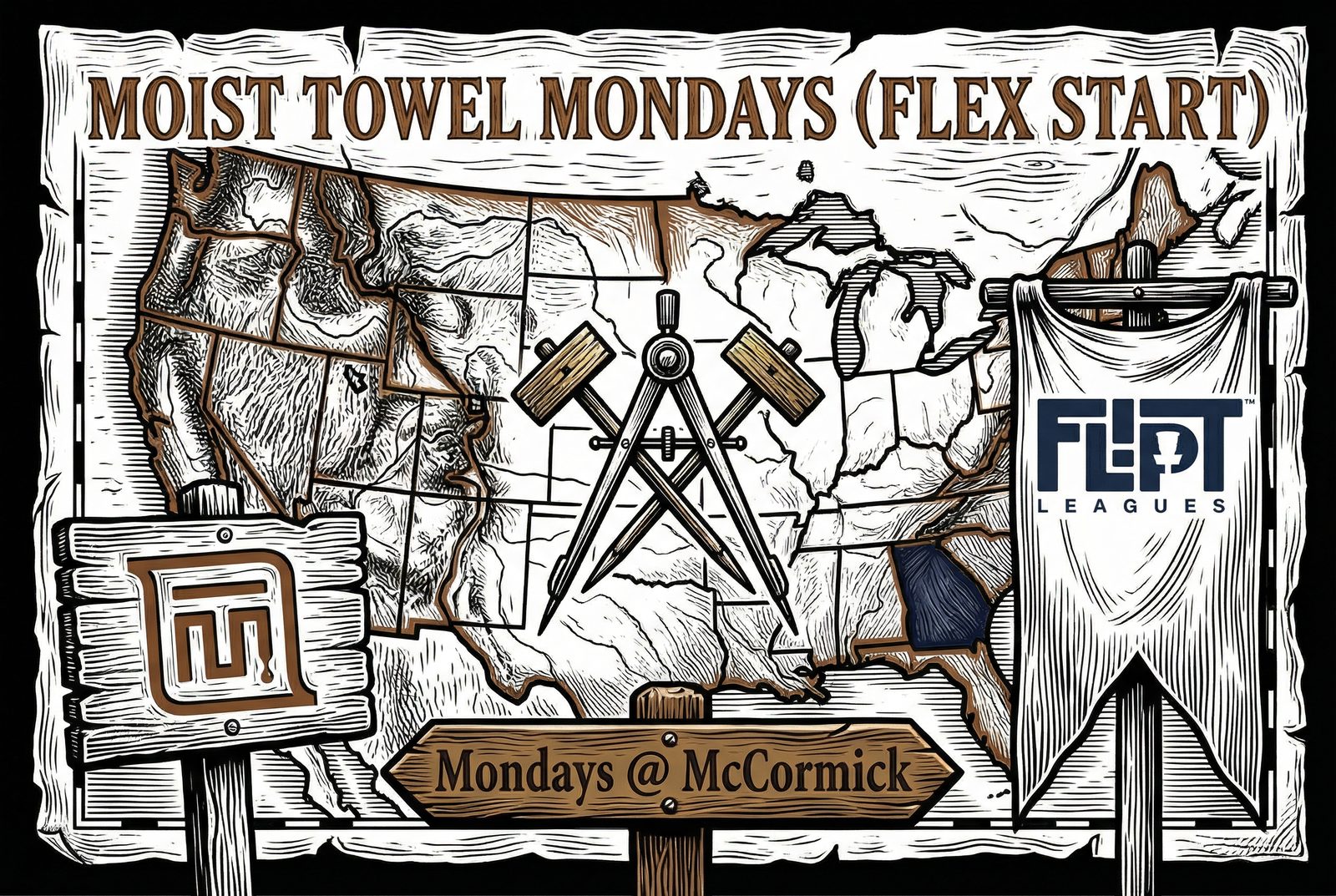 Moist Towel Mondays at McCormick (Flex Start)