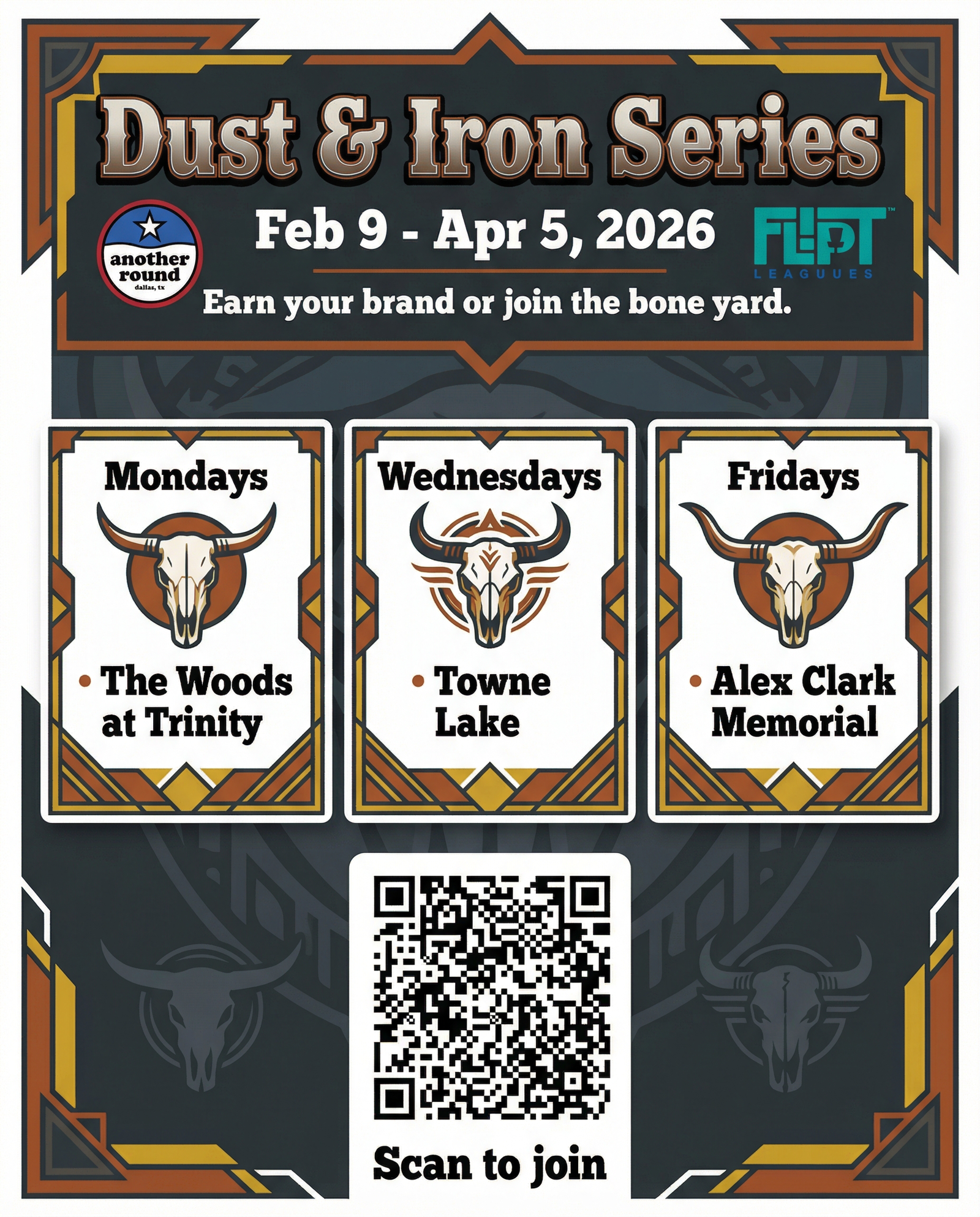 Dust & Iron Schedule