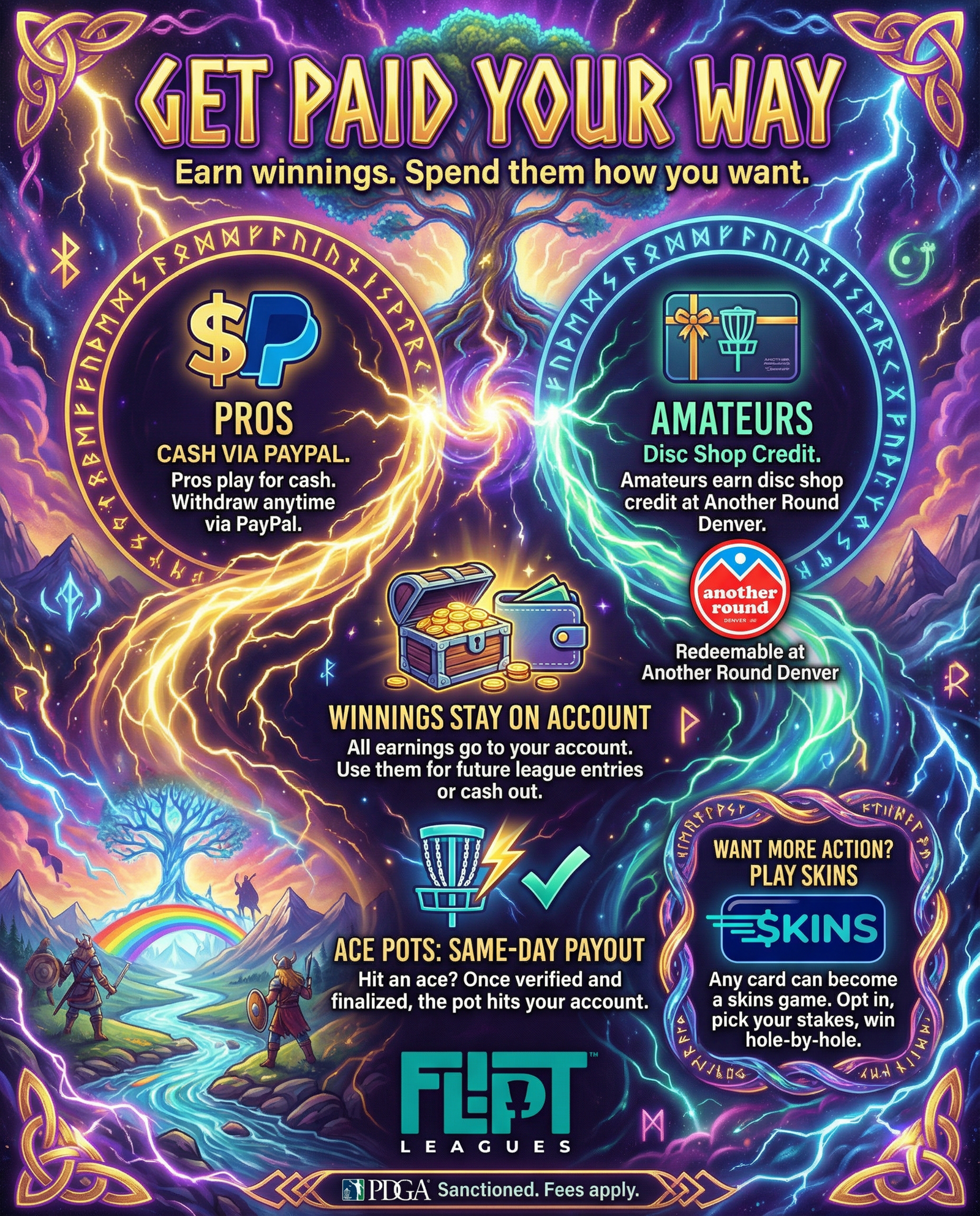 How payouts work infographic