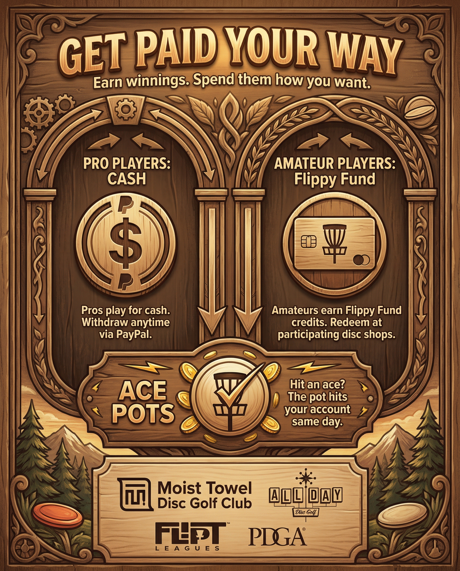 How payouts work infographic