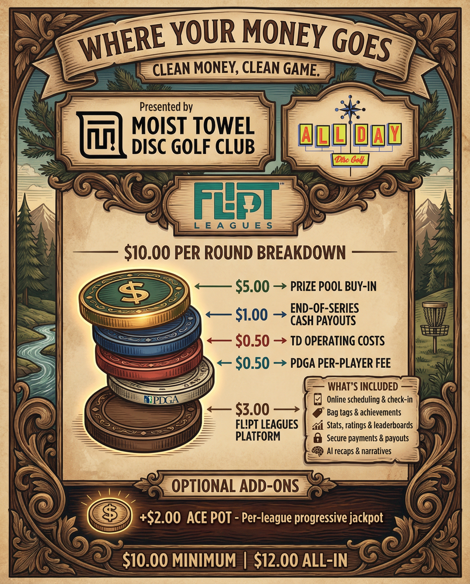 Fee breakdown infographic