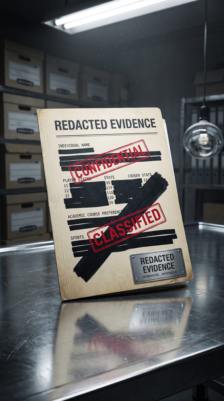 Redacted Evidence artwork